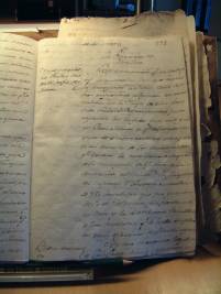 Documento de 1777 que describe los astilleros de Málaga